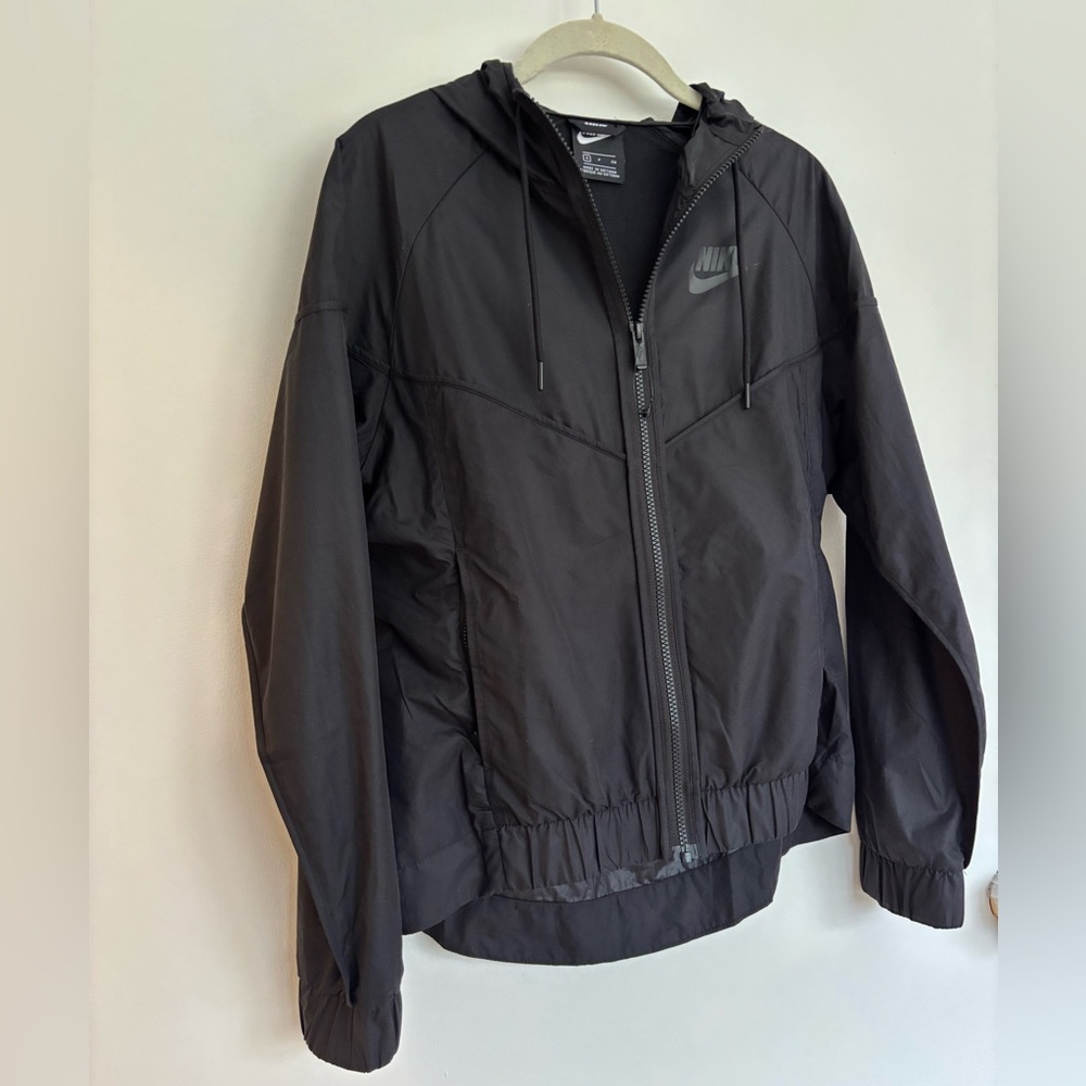 NIKE Women’s Black Lightweight Jacket, Size S, Worn Once, Like New Condition